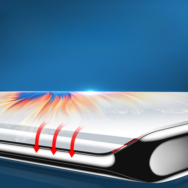 Dành Cho Motorola Signature 3D Hot-Bending Cong Kính Cường Lực Bảo Vệ Màn Hình Cho Moto X70 Air Pro X70AirPro Clear 9H Full Cover Bảo Vệ Mặt Trước Kính
