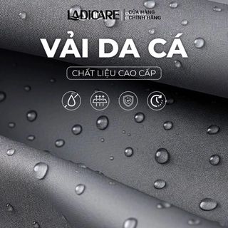 Áo mưa bít LADICARE [LOẠI TỐT] chất liệu da cá chống thấm nước tốt, che chắn tốt phù hợp cho nam nữ đi xe máy