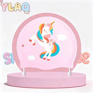 Mũ bơi chống thấm nước cho trẻ em, thiết kế hoạt hình dễ thương như khủng long, kỳ lân và nàng tiên cá