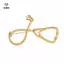 Ống nghe bác sĩ sáng tạo thời trang Trâm cài kim loại Lapel Pin Bapa Túi đựng quần áo Huy hiệu giày Trang sức Quà tặng Phụ kiện [Mina]