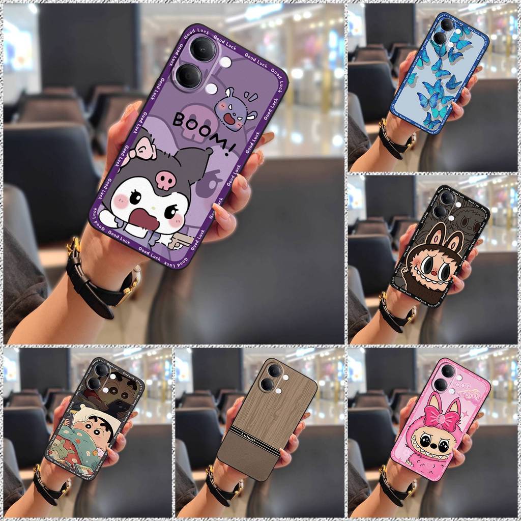 Ốp Lưng Thiết Kế Thời Trang Ốp lưng VIVO Y11 5G 2026 / Y11D 4G 2026 Phim Hoạt Hình Chống Va Đập Chống Bụi Bẩn Bảo Vệ Điện Thoại TPU Silicon Chống Bụi Graffiti Bền Dễ Thương