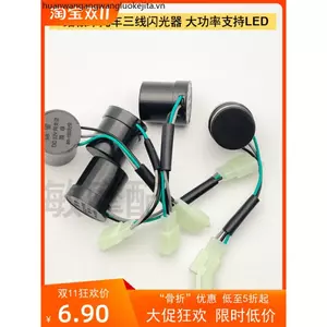 Xe Máy Điện 12v Đa Năng Biến Tín Hiệu Đôi Nhấp Nháy Đèn Nước LED Sửa Đổi Công Suất Cao Móng Ngựa Âm Thanh Flasher