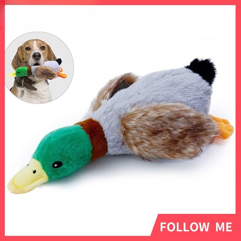 Plush Duck Sound Toy Stuffed Squeaky Cute Animal Squeak Dog Toy ...