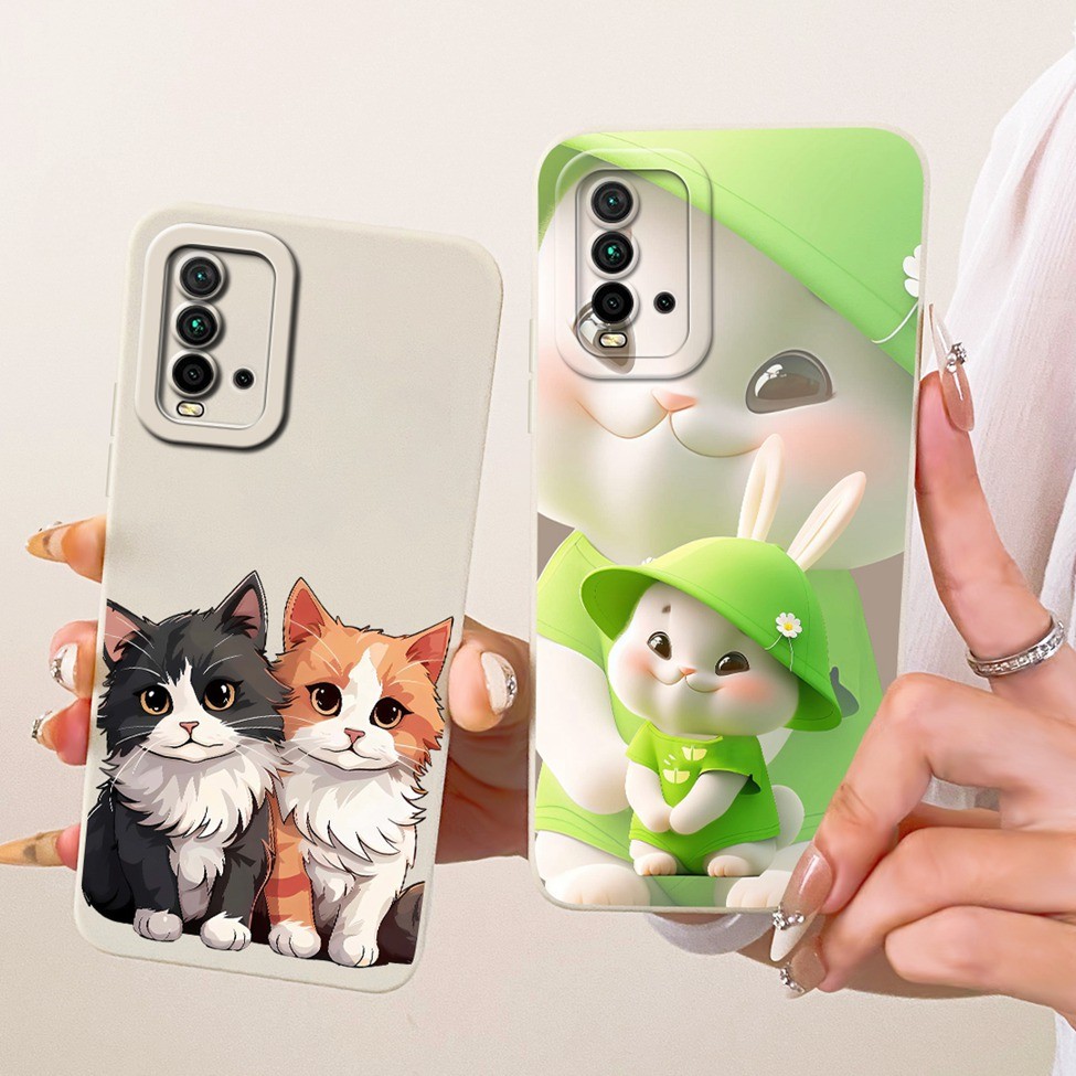 Dành Cho Redmi 9T Ốp Lưng Silicon Thời Trang Sang Trọng Mát Kawaii Vỏ Sơn Dễ Thương J19S M2010J19SG M2010J19SY