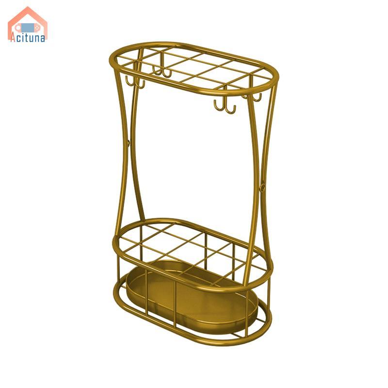 Thùng đựng ô kim loại Giá đỡ ô dù đứng miễn phí Tiết kiệm không gian 32x18x47cm Đa chức năng có khay nhỏ giọt cho trong nhà Phong cách chắc chắn