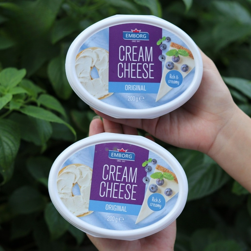 Phô Mai Kem Cream Cheese Emborg 200g, Nhập Khẩu Đan Mạch, Hương Vị Béo Nhẹ Dễ Ăn Không Ngấy