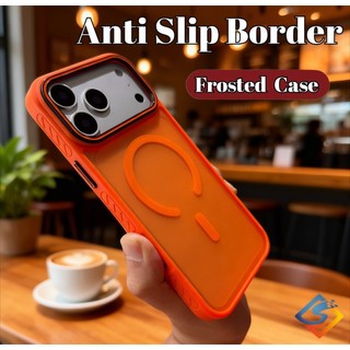 Ốp Điện Thoại Từ Tính Chống Trơn Trượt Mới Cho IPhone 17 Pro Max 12 13 14 15 16 Pro Max Vỏ Cứng Siêu Mỏng Chống Sốc