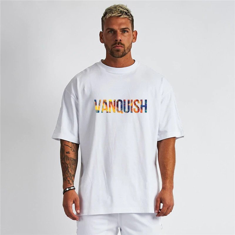 Áo thun nam nữ 100% cotton thoải mái cho phòng tập gym