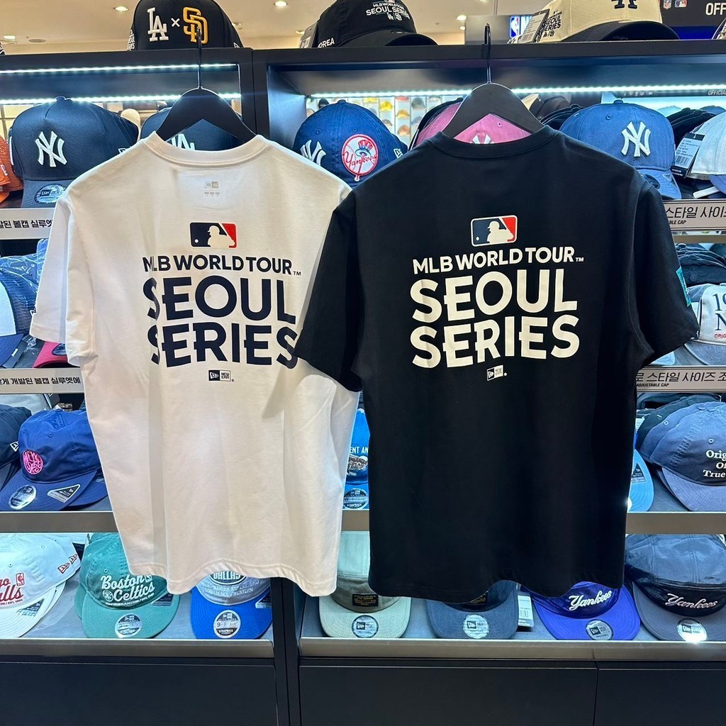 MLB NY 's Mới Cotton Nguyên Chất In Chữ Ngắn Tay Sau Ngắn 14358745 ...