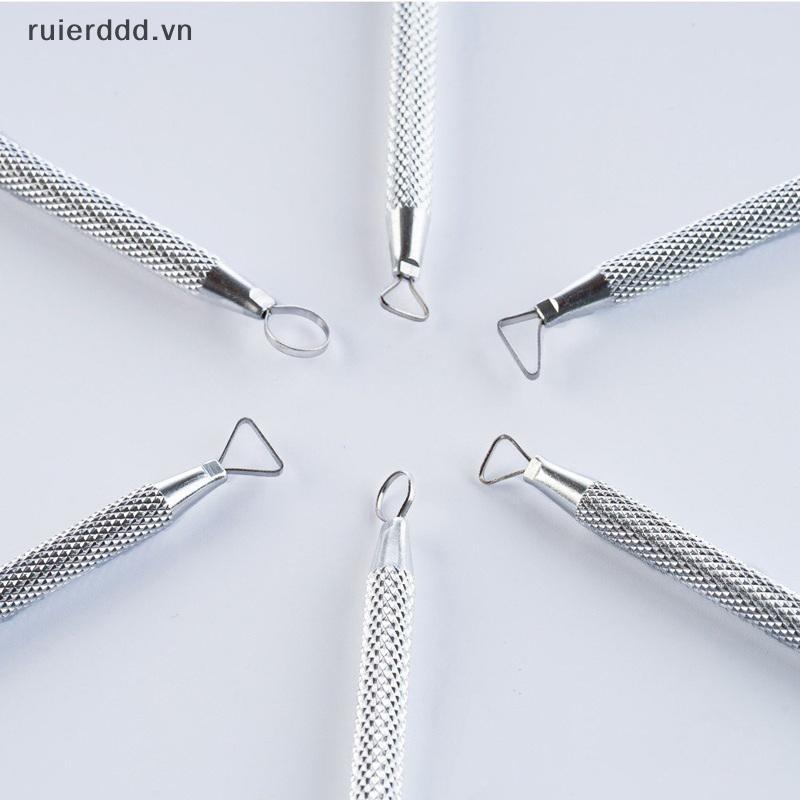 # ruierdd # 6 Dụng cụ đất sét Polymer Đồ gốm sứ Bộ dụng cụ điêu khắc ruy băng Bộ nghệ thuật thủ công.