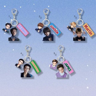 CORTIS Keychain 3pcs/Set Character Acrylic Printing Pendant Bag Accessories Key Ring James Martin Juhoon Fan