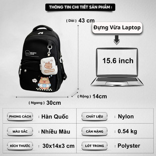 Balo Thời Trang Kèm Gấu Dễ Thương