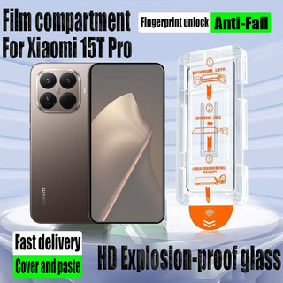 1- 2 Miếng Dán Đơn Giản HD Kính Cường Lực Bảo Vệ Màn Hình Cho Xiaomi 15T 14T Pro 5G Bảo Vệ Flim