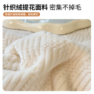 Hàng sẵn có Vận chuyển nhanh 200x230cm Thu Đông Hai lớp dày lông cừu dày Taffe Chăn lông cừu Chăn ngủ văn phòng Chăn Sofa Chăn lông cừu sữa màu trơn Chăn lông cừu cao-