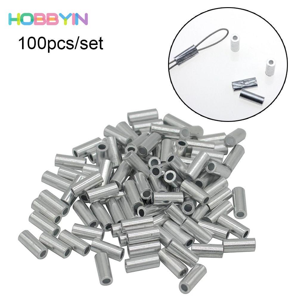 Hobbyin 100 cái/lốc dây uốn tay áo kết nối di động nhôm chất lượng cao