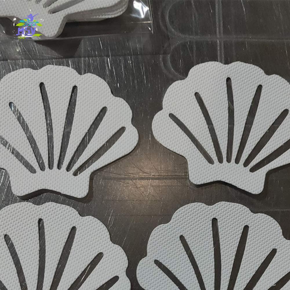 12 Miếng Dán Chống Trơn Trượt Hình Vỏ Chống Trơn Trượt Chống Thấm Nước Dễ Dàng Lắp Đặt Cho Phụ Kiện Bồn Tắm
