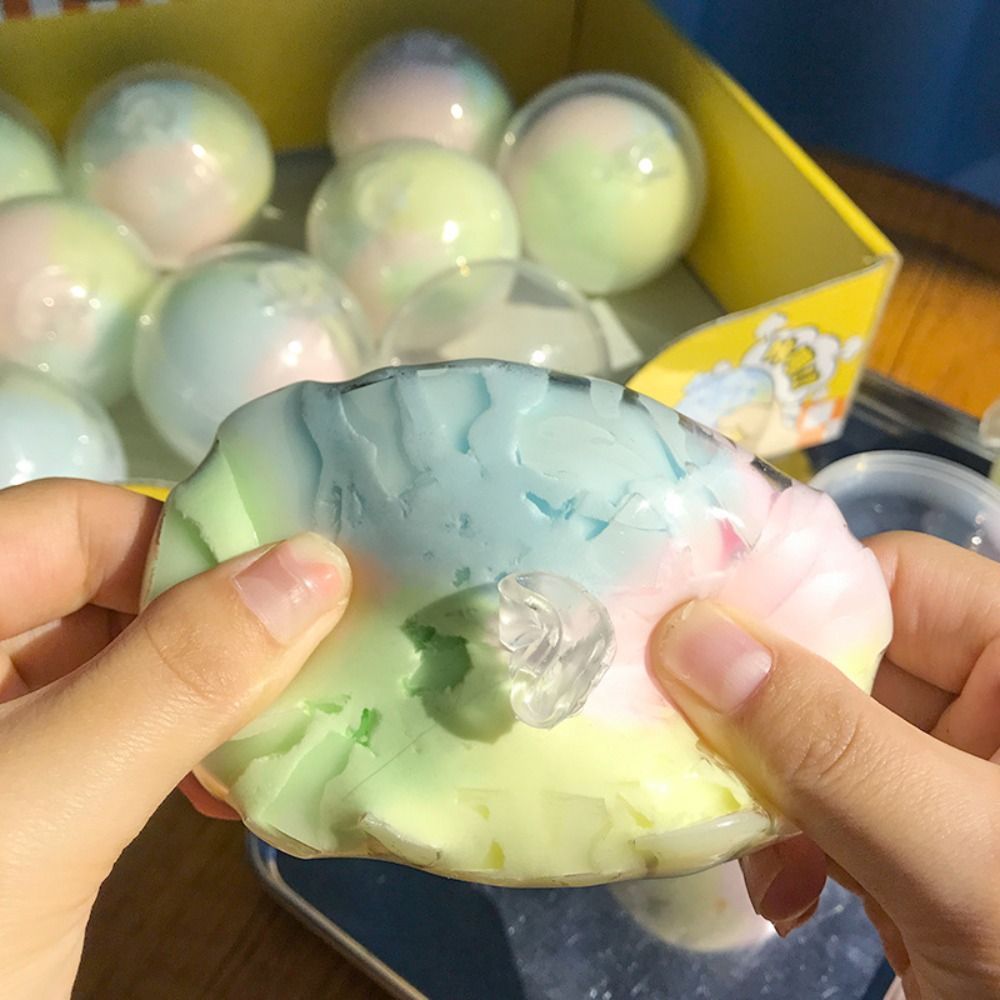 SAIA Rainbow Crispy Balls, Soft Stress Relief Bóp Bóng Fidget giác quan, Quà tặng có thể định hình Không phục hồi Đồ chơi Pinch giải nén có thể tái sử dụng Văn phòng Thư giãn tại nhà