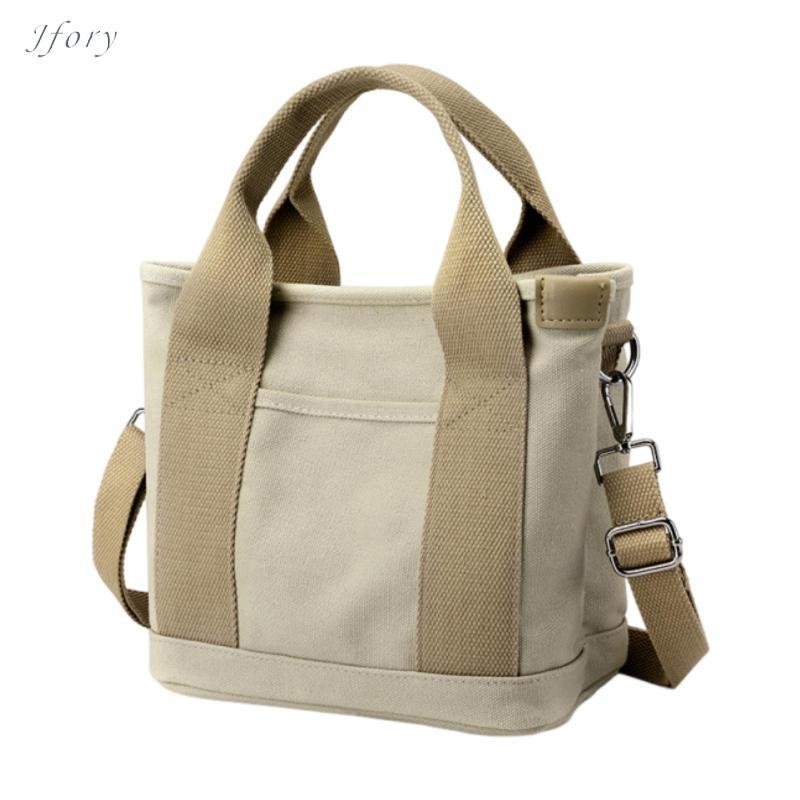 Jfory Túi Đeo Vai Nữ Canvas Tote Có Ngăn Ví Thường Ngày Dung Tích Lớn Dây Kéo Đóng Túi Xách Thích Hợp Cho Văn Phòng Đại Học Du Lịch Sử Dụng Hàng Ngày