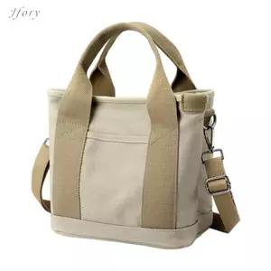 Jfory Túi Đeo Vai Nữ Canvas Tote Có Ngăn Ví Thường Ngày Dung Tích Lớn Dây Kéo Đóng Túi Xách Thích Hợp Cho Văn Phòng Đại Học Du Lịch Sử Dụng Hàng Ngày