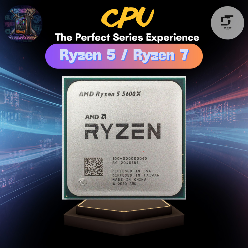 CPU Máy Tính AMD Ryzen 5 5500/Ryzen 5 5600X/Ryzen 7 5700X Tray Không ...