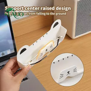 Springevenstar Mèo Dễ Thương Treo Tường với Kính Bảo Quản và Giá Đỡ, Trang Trí Không Cần Đục Lỗ