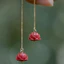 Bông tai Cinnabar Lotus - Phụ kiện phong cách Trung Quốc, vẻ đẹp quyến rũ