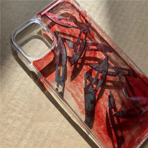 Ốp Điện Thoại Sáng Tạo Scalpel Đỏ Thích Hợp Cho 17pro Chống Sốc Chống Va Chạm Thích Hợp Cho iPhone16promax Vỏ Bảo Vệ Độc Đáo