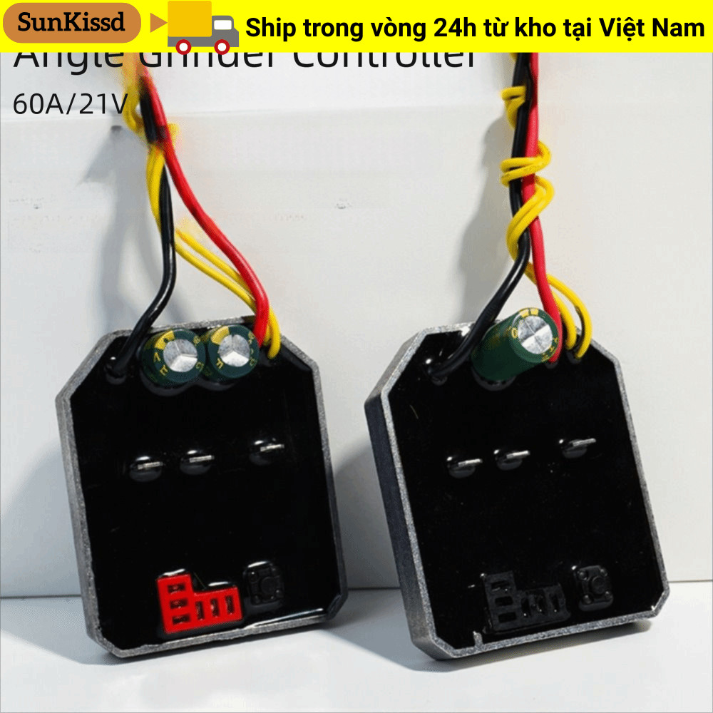 Bảng điều khiển máy mài góc SUNKISSD, Bảng mạch Công tắc tốc độ 60A, Công tắc tốc độ bền Dụng cụ điện Lithium không chổi than Bảng cờ lê điện cho DAYI