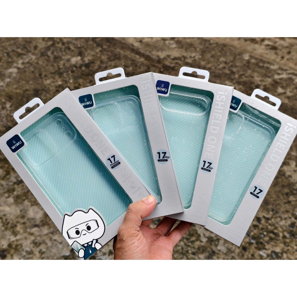 [Chính Hãng] Ốp Lưng Dẻo Trong Suốt WiWU iShield One TPU Chống Sốc iPhone 17 Pro Max / 16 Pro / 15 / 14