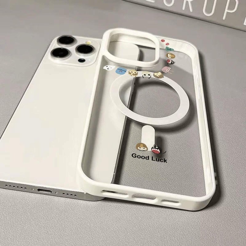 Dễ Thương May Mắn Nhỏ Quái Vật Điện Thoại Trường Hợp Cho iPhone  17 16 15 14 13 12 11 Pro Max X Xr Xs Max