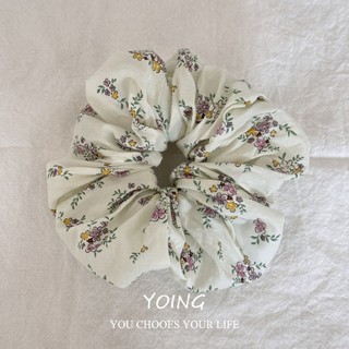 Scrunchy Vòng Tóc Kẻ Sọc Ngọt Ngào - Phong Cách Dễ Thương, Phù Hợp Đi Chơi