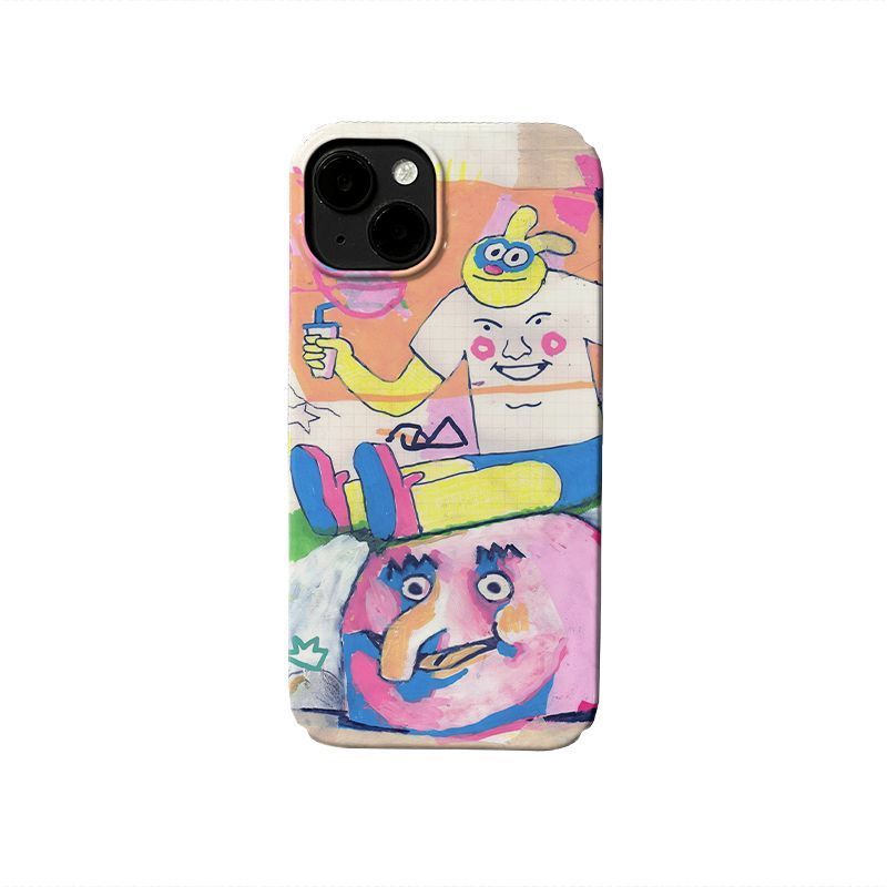 Ốp Điện Thoại QYJS Tranh Sơn Thích Hợp Cho IPhone 17 AIR 13 14 15 16 ProMax 12 PRO 11 7 8 PLUS XSMAX XR Vỏ Cứng Phim Lông Thú Có Giá Trị Cao