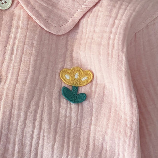 (6m-12Yrs) Bé Trai Bé Gái Cotton Gạc Ve Áo Bộ Đồ Ngủ Màu Trơn Mùa Hè Mặc Nhà Cho Bé Tập Đi Trẻ Em Thoáng Khí Loungewear