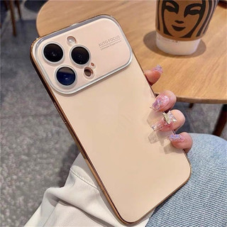 Ốp Lưng iPhone Mạ Điện Camera Mặt Kính Sang Trọng Cao Cấp Bảo Vệ Camera - iP 11/12/13/14/15/16/17/Pro/Max