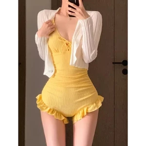 2025 Phong Cách Mới Một Mảnh Đồ Bơi Nữ Áo Bơi Bao Bụng Ôm Hơn Nhìn Bảo Thủ Đồ Bơi Dài-26041308