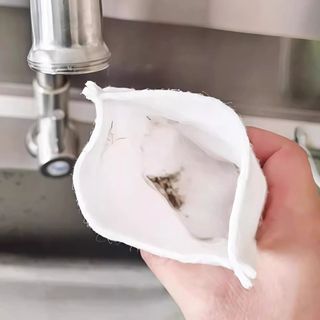 ITRUMPET 10 / 50 Cái Bộ Lọc Vòi Cotton, Với T-strap Bộ Lọc Vòi Đa Năng, Túi Lọc Nước Máy Dày Chống Bắn