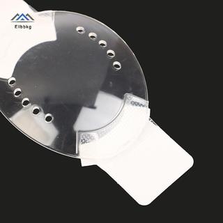 ELBBKG Tấm chắn mắt bằng nhựa trong suốt tự dính với 10 lỗ cần thiết sau phẫu thuật nhãn khoa Tránh va chạm Bảo vệ mắt mới