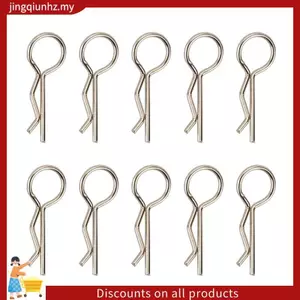 10 Chiếc RC Vỏ Xe Thân Kẹp R Pin Khóa Cho SCX6 Kraton 1 / 5 1 / 6 1 / 7 1 / 8 RC Phụ Kiện Xe Hơi, F