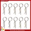 10 Chiếc RC Vỏ Xe Thân Kẹp R Pin Khóa Cho SCX6 Kraton 1 / 5 1 / 6 1 / 7 1 / 8 RC Phụ Kiện Xe Hơi, F