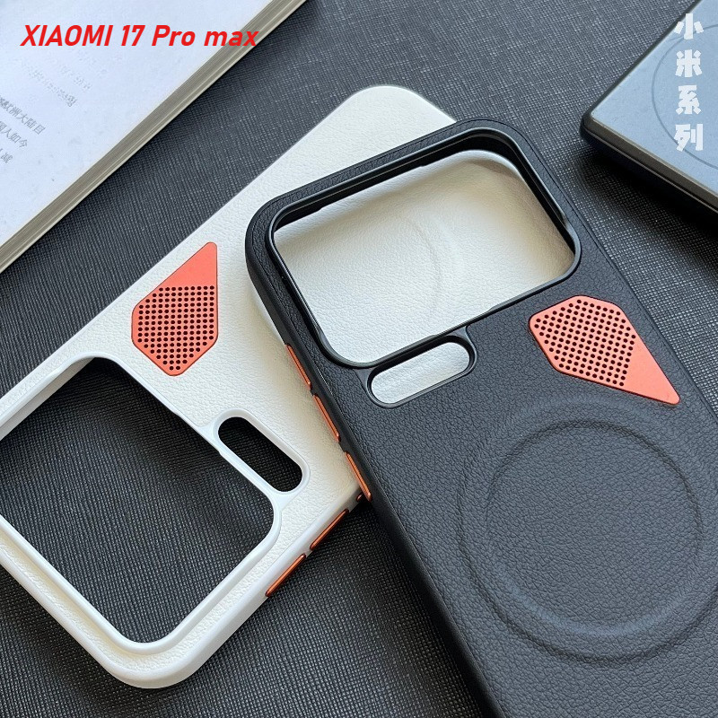 Ốp điện thoại tản nhiệt và thoáng khí Mimi cho XIAOMI 17 15 14 Ultra 17 Pro max 15S 15 14 Pro Vỏ bảo vệ từ tính mạnh Vỏ cản chống sốc linh hoạt