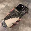 Ốp Điện Thoại Họa Tiết Màu Đen Thích Hợp Cho iPhone17promax Phong Cách Tối Thích Hợp Cho iphone16pro Phong Cách Mới 15 Ren 14 Niche 13 Cao Cấp Chống Sốc