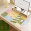 thảm lót chuột cỡ lớn họa tiết caro phong cách hàn quốc thảm trải bàn học sinh viên decor phông nền chụp ảnh sản phẩm