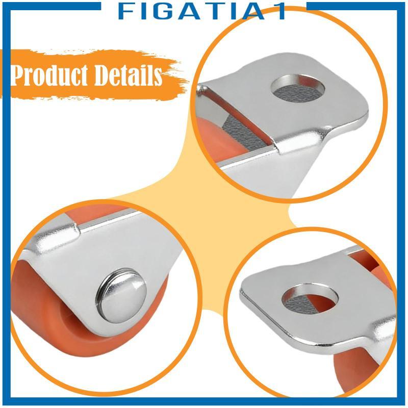 10x Mini Caster Bánh Xe Im Lặng Nhỏ Cao Su Cán Bánh Xe Với Kim Loại Trên Tấm Hướng Cho Đồ Nội Thất Thiết Bị Nhỏ Tủ