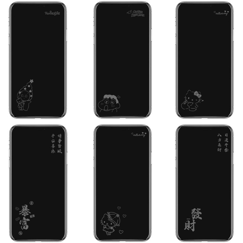 Phim Bảo Mật Chống Gián Điệp Cho iPhone 17 16 15 pro max plus Bảo Vệ Màn Hình Hoạt Hình Kính Cường Lực Cho iPhone17 17Pro 17ProMax iPhone16 16Pro 16ProMax iPhone15 15Pro 15ProMax