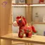 HFTOY Ngựa Sang Trọng Móc Khóa Vải Hoa Búp Bê Ngựa 1 Cái Phong Cách Quốc Gia Linh Vật Dễ Thương Quà Tặng Năm Mới Cho Trẻ Em Túi Phụ Kiện ~