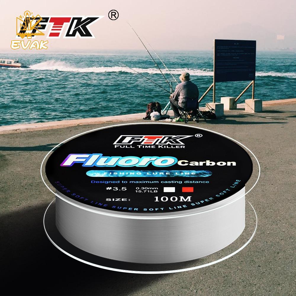Dây Câu Phủ Fluorocarbon 4.1-15.6kg - Sợi Monofilament Leader