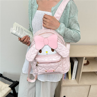 GC2 Cao Cấp Nơ Ba Lô Anime Hoạt Hình Đơn Giản Giải Trí Schoolbag Dung Tích Lớn Du Lịch Túi Dễ Thương CG2