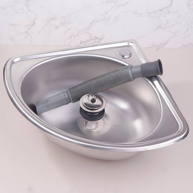 SWEET RV Bồn Rửa Chén Phòng Tắm Không Gỉ Chậu Cắm Trại Góc Rau Motorhome Thanh Thép Nhỏ Bát Đơn Thả Bồn Tắm n