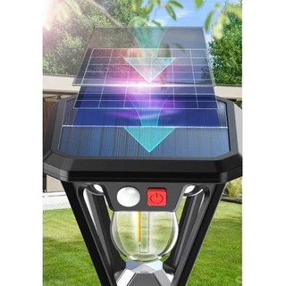 Đèn Cắm Vườn Năng Lượng Mặt Trời 2 Tính Năng Thông Minh Cảm Biến Chuyển Động Người Chống Nước IP65 đèn đường ngoài trời
