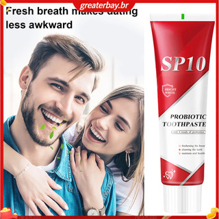Kem đánh răng làm trắng da cho người lớn 100g Kem đánh răng Probiotic để làm sáng nụ cười làm sạch sâu sắc Làm trắng da và loại bỏ hơi thở hôi cho nam và nữ Bộ 1 / 2 / 3 chiếc
